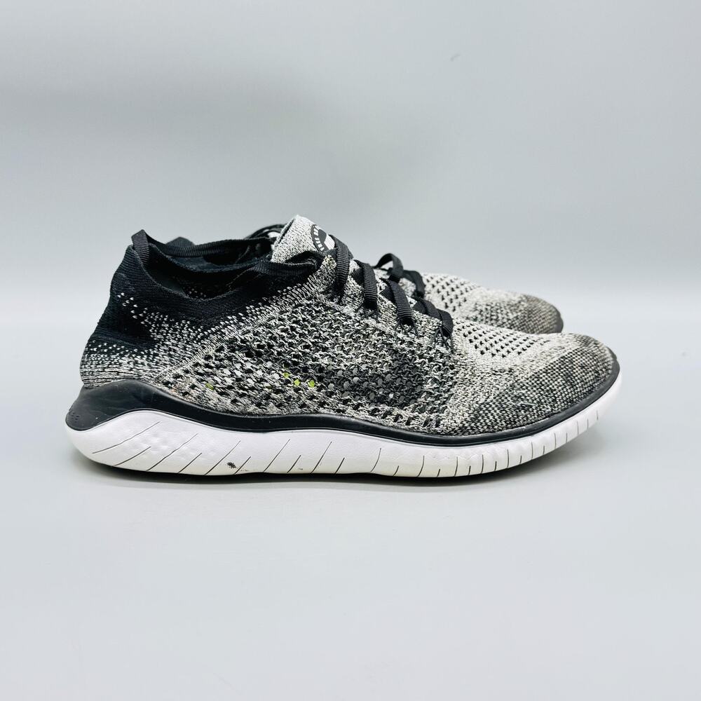 Nike Shoes Womens 8 Black Free RN Flyknit Running Athletic Sneakers Lightweight